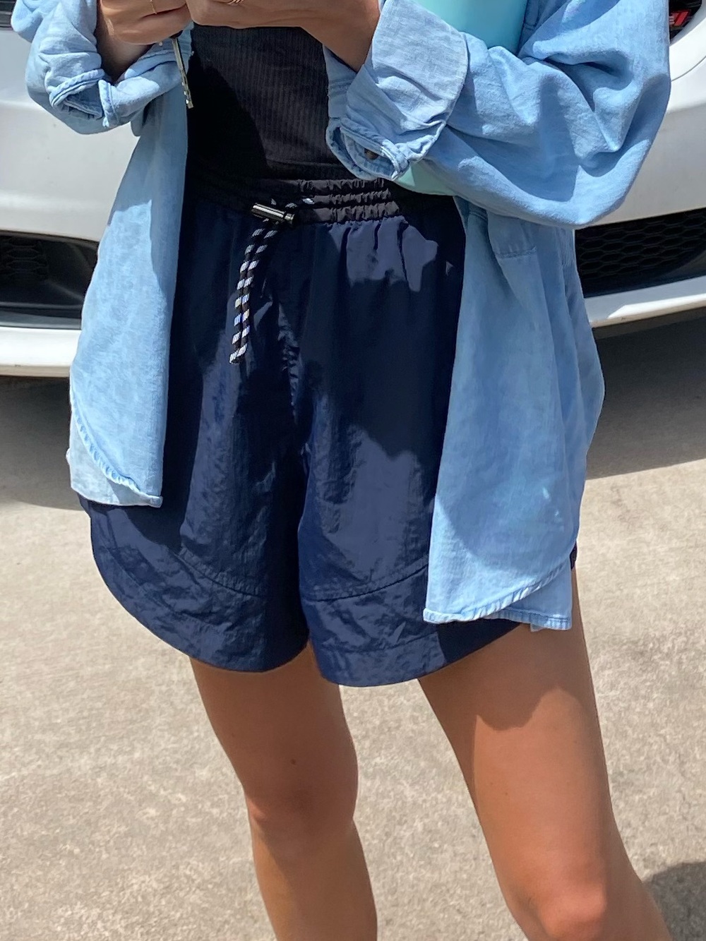 Lululemon Navy/Black Running shorts